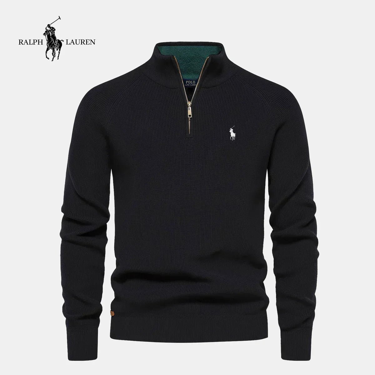 Ꮢalph Lauren™ Premium Half-Zip Tröja